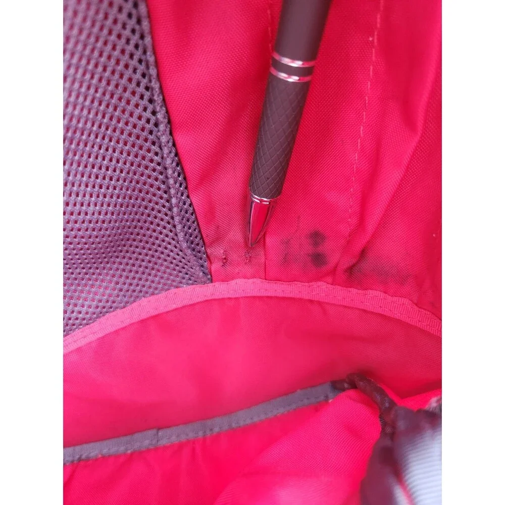 The North Face Jester Outdoor Hiking School Backpack Pink / Red. Lots Of Pockets